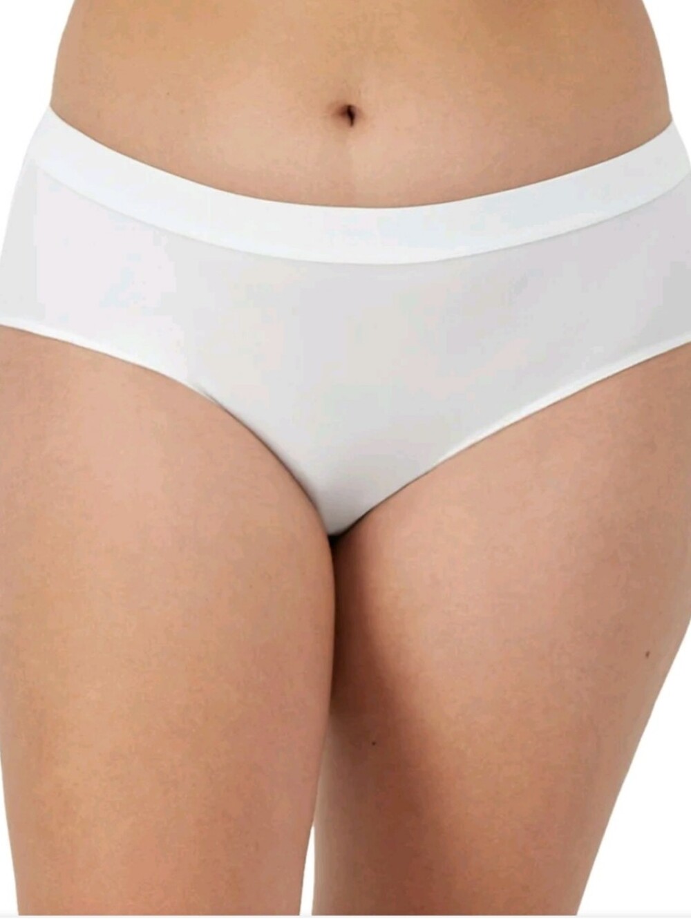 Maidenform Body Basics Stretch To Fit Hipster Briefs- White
